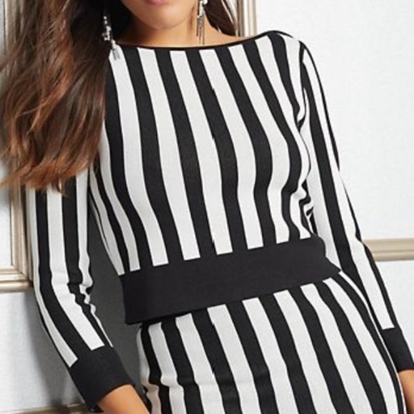 Eva Mendes Medium Marcy Stripe Sweater - Picture 4 of 4